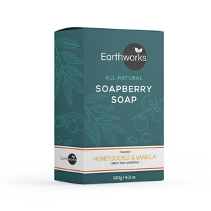 Soapberry Bar Soap - Honeysuckle & Vanilla (3541059993664)