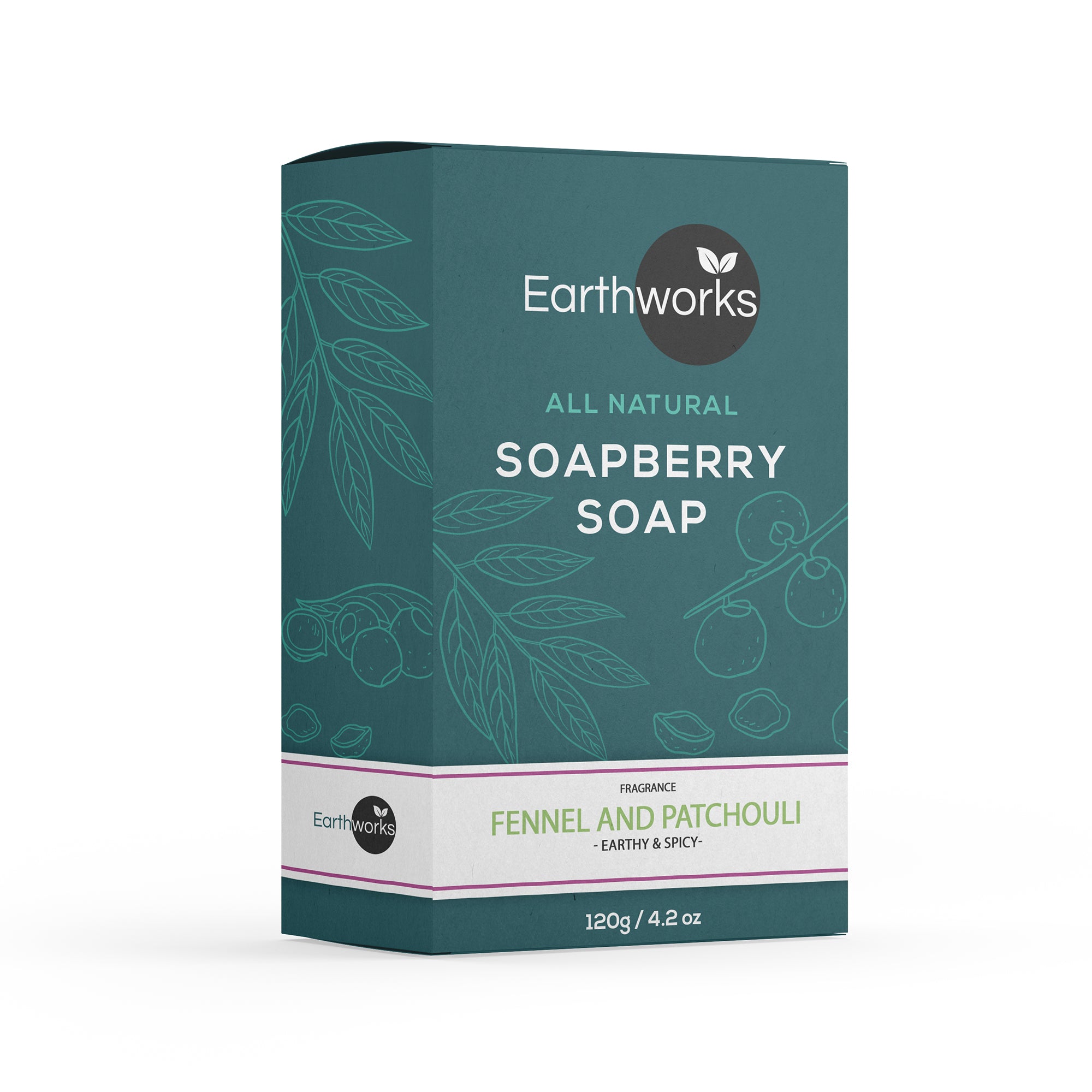 Soapberry Bar Soap - Fennel & Patchouli (4384254787648)