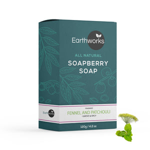 Soapberry Bar Soap - Fennel & Patchouli (4384254787648)